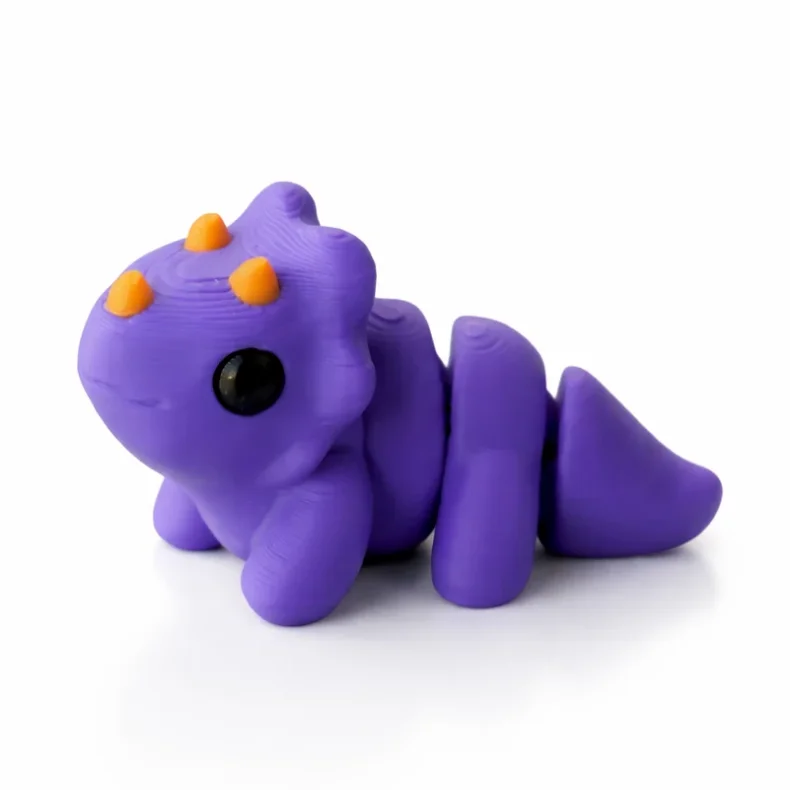 Mini Triceratops � 3D-printet Flexi Figur