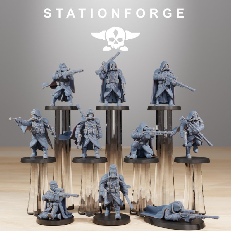 GrimGuard Marksmen  Precision Snipers &amp; Tactical Riflemen for Grimdark Wargames