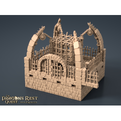 Terror in the Tundra - Cage Room - Expansion for the 3D Modular Game Board