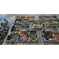 Deluxe 3D Modular Game Board - Compatible with HeroQuest &amp; Dungeon Crawlers | 102x75cm 