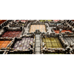 Deluxe 3D Modular Game Board - Compatible with HeroQuest &amp; Dungeon Crawlers | 102x75cm 