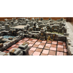 Deluxe 3D Modular Game Board - Compatible with HeroQuest &amp; Dungeon Crawlers | 102x75cm 