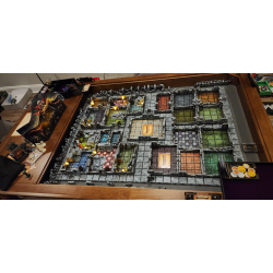Deluxe 3D Modular Game Board - Compatible with HeroQuest &amp; Dungeon Crawlers | 102x75cm 