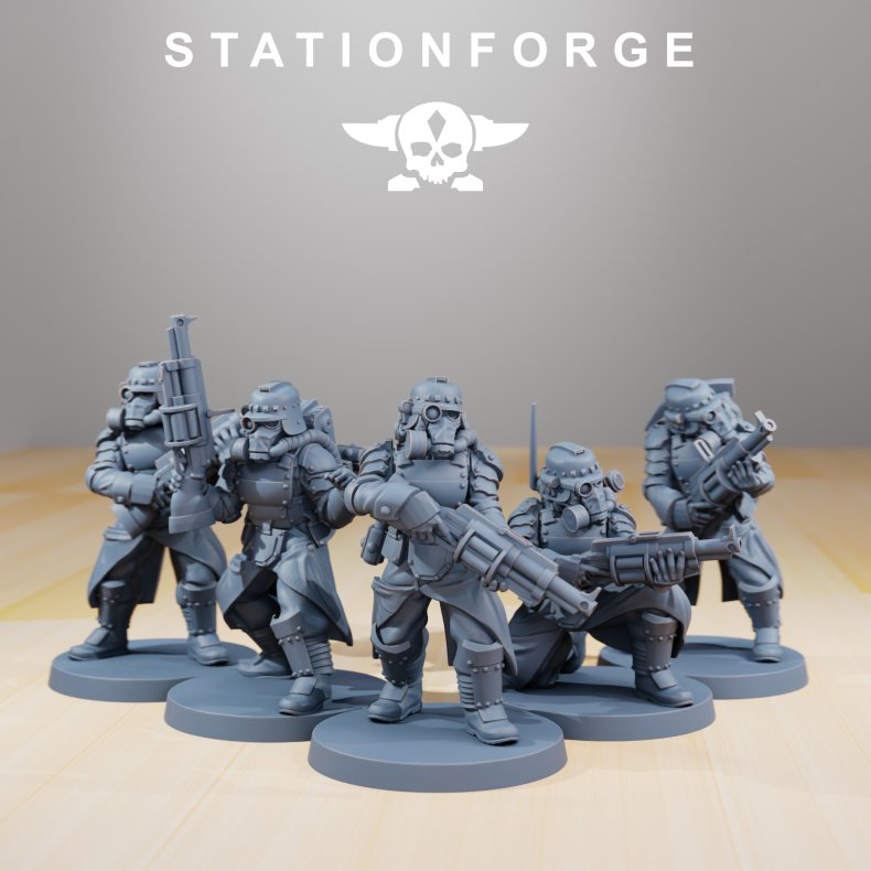 GrimGuard - Tinkers (Bits Set for Grimdark Wargames)