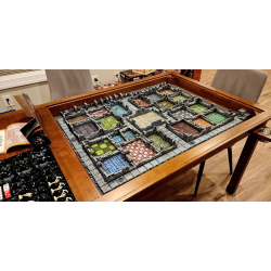 Deluxe 3D Modular Game Board - Compatible with HeroQuest &amp; Dungeon Crawlers | 102x75cm 