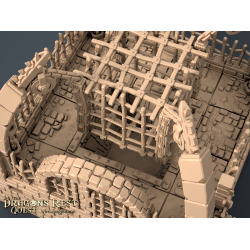 Terror in the Tundra - Cage Room - Expansion for the 3D Modular Game Board