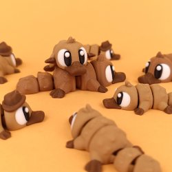 Flexi Platypus � Fleksibel Samlefigur med S�dt Udtryk og Bev�gelige Led