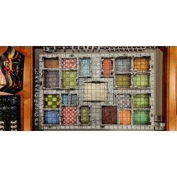 Deluxe 3D Modular Game Board - Compatible with HeroQuest &amp; Dungeon Crawlers | 102x75cm 