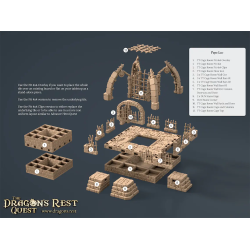 Terror in the Tundra - Cage Room - Expansion for the 3D Modular Game Board