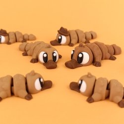 Flexi Platypus � Fleksibel Samlefigur med S�dt Udtryk og Bev�gelige Led