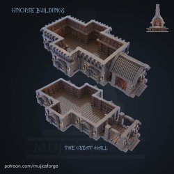 Great Hall - Epic Tabletop RPG Terrain Piece