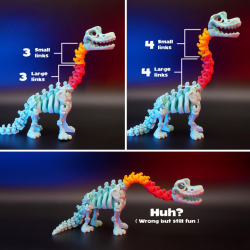 Skeleton Brachiosaurus � Flexi Figur