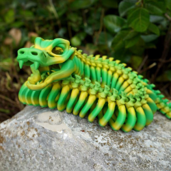 Skeleton Snake � Fleksibel Skeletslange (45 cm)