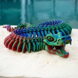 Skeleton Snake � Fleksibel Skeletslange (45 cm)