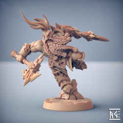 Dumlok Flameseekers - Modular A (32mm Resin Miniature)