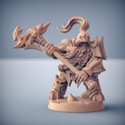 Dumlok Flameseekers - Modular C (32mm Resin Miniature)
