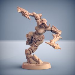 Dumlok Flameseekers - Modular D (32mm Resin Miniature)