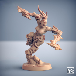 Dumlok Flameseekers - Modular D (32mm Resin Miniature)