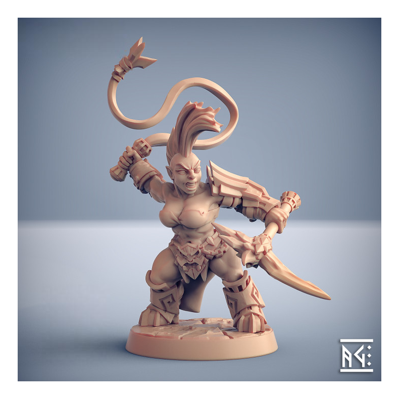 Dumlok Flameseekers  Modular E (32mm Resin Miniature)