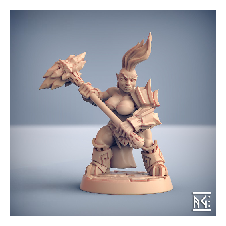 Dumlok Flameseekers  Modular F (32mm Resin Miniature)