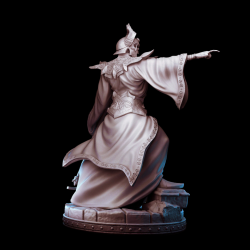 Witch Lord v2 - Undead Sorcerer Miniature