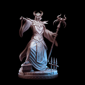 Witch Lord v2 - Undead Sorcerer Miniature