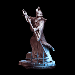 Witch Lord v2 - Undead Sorcerer Miniature