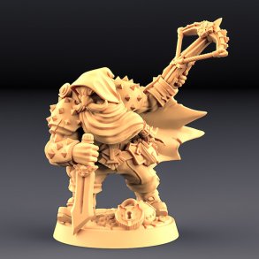 Merrian Silverfinger - Dwarven Thief Hero (Modular Resin Miniature)