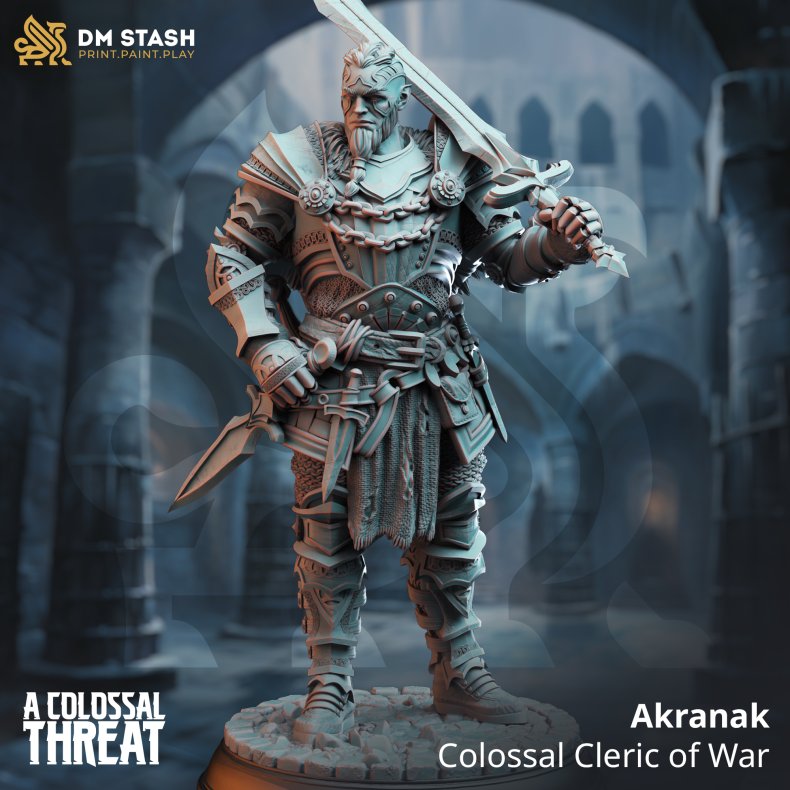 Akranak  Colossal Cleric of War