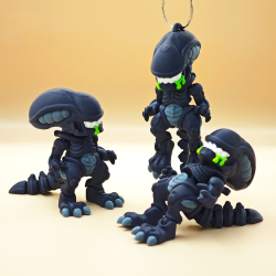 Xenomorph � Flexi Figur / N�glering