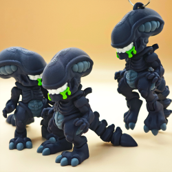 Xenomorph � Flexi Figur / N�glering