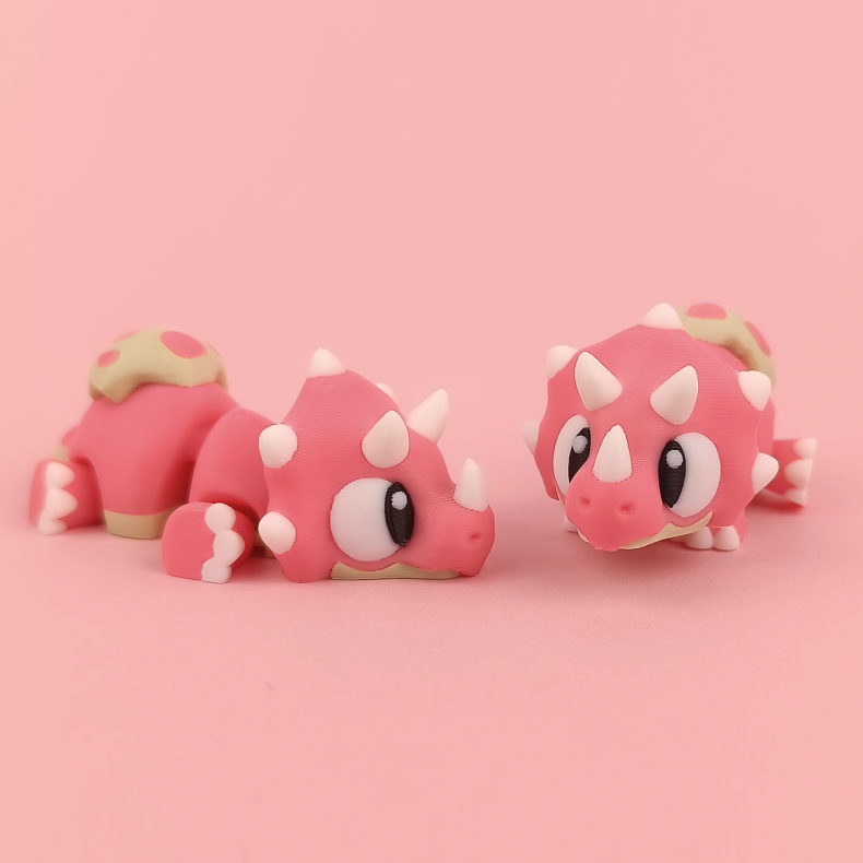 Flexi Baby Triceratops � S�d &amp; Bev�gelig Dinofigur