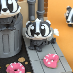 Flexi Badger � Fleksibel Gr�vlingefigur