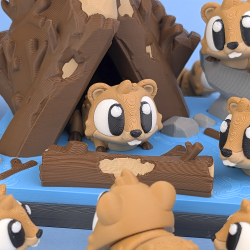 Flexi Beaver � Fleksibel B�verfigur