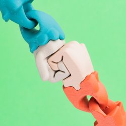 Blob Monkey � Fleksibel Abefigur