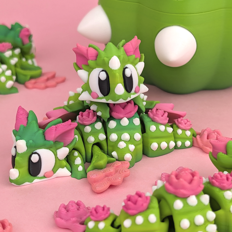 Cactus Bloom Mini Dragon � Fleksibel Kaktusdrage