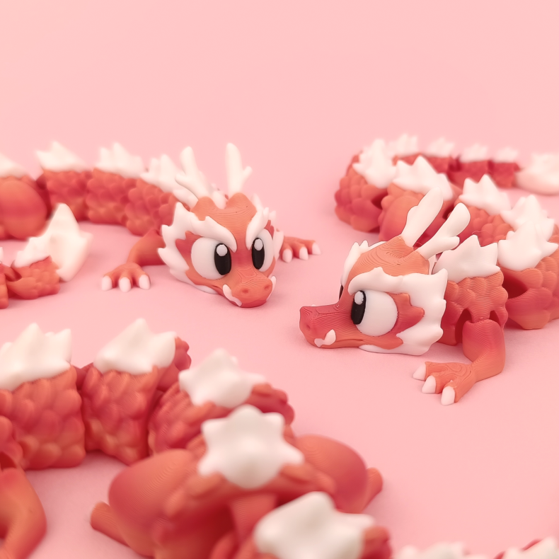 Flexi Long Dragon � Fleksibel Dragefigur (ca. 20 cm)