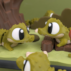Flexi Crocodile � Fleksibel Krokodillefigur