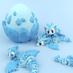 Flexi Crystal Dragon � Fleksibel Dragefigur