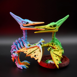 Skeleton Pteranodon � Fleksibel Skeletfigur (ca. 15 cm)