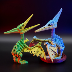 Skeleton Pteranodon � Fleksibel Skeletfigur (ca. 15 cm)