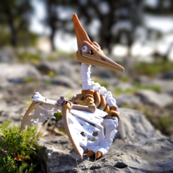 Skeleton Pteranodon � Fleksibel Skeletfigur (ca. 15 cm)