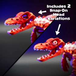 Skeleton Mosasaurus � Fleksibel Skelet Hav�gle (ca. 25 cm)