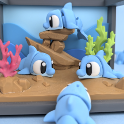 Flexi Dolphin � Fleksibel Delfinfigur