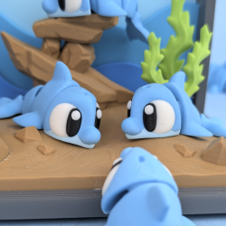Flexi Dolphin � Fleksibel Delfinfigur