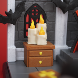 Dracula's Castle � 3D-printet Halloween Play Set