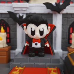 Dracula's Castle � 3D-printet Halloween Play Set