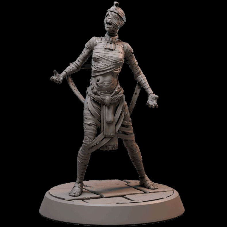 Arcane Mummy B  32mm Resin Miniature for DnD and Fantasy Wargames