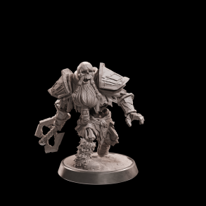 Ancient Dwarf King Skeleton