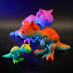 Flexi Carnotaurus � Fleksibel Dinosaurfigur (ca. 20 cm)